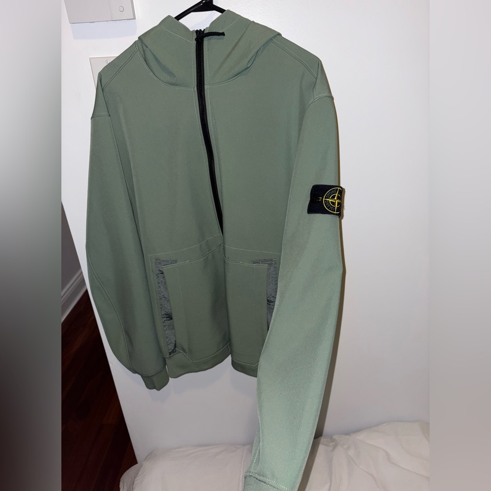 Stone Island Sage Green Bomber Jacket